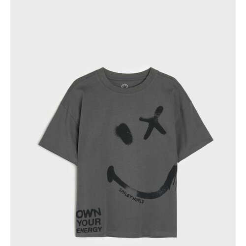 Sinsay Pamučna oversize majica s printom SmileyWorld&reg; Cijene