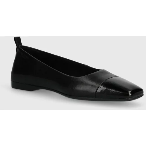 Vagabond Shoemakers Usnjene balerinke DELIA črna barva