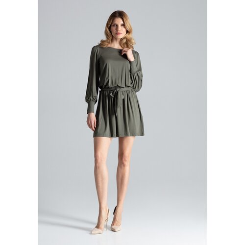 Figl Woman's Dress M576 Olive Cene
