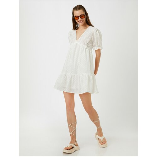 Koton Dress - White - Basic Slike