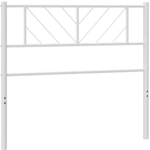  Metalno zamjensko uzglavlje bijelo 90 cm Bijela Slike