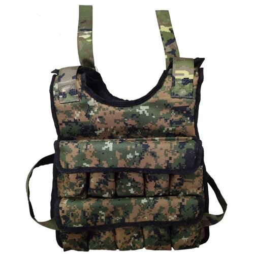 JK Fitness Vojnički otežani prsluk težine 20 kg Camo Slike