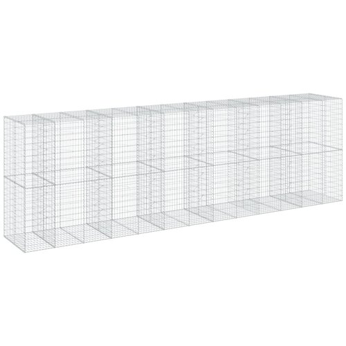 Gabionska ko&amp;scaron;ara s poklopcem 650x100x200 cm pocinčano željezo Slike