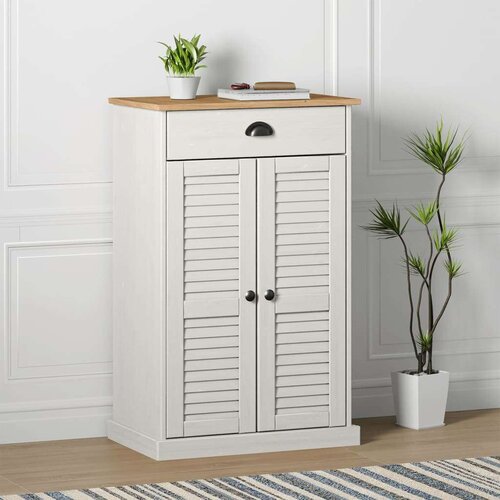 Ormarić za cipele VIGO bijeli 60x35x96 cm od masivne borovine Cijene