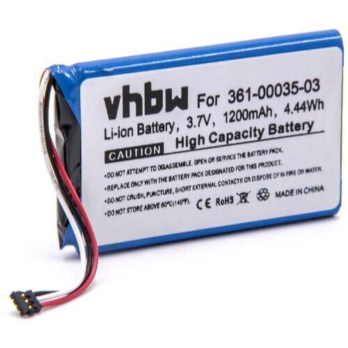 VHBW Baterija za Garmin N&amp;uuml;vi 2405 / 2505 / 2597, 1200 mAh Slike