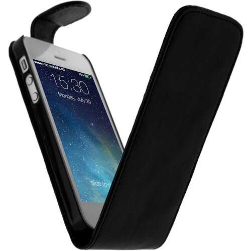 AVIZAR Črn preklopni ovitek za Apple iPhone SE, 5 in 5s, (20526967) Cene