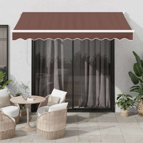 Tenda na automatsko uvlačenje smeđa 300 x 250 cm Slike