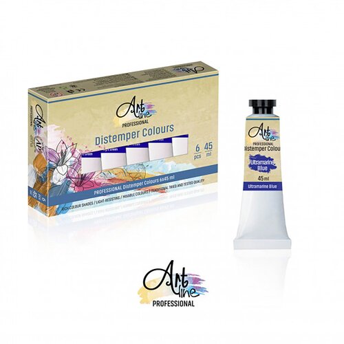 Artline Tempera ultramarin plava 6kom 45 ML Cene