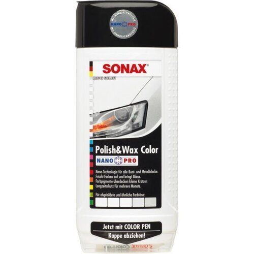 Sonax barvna politura in vosek sonax (bela barva, 500 ml) Slike