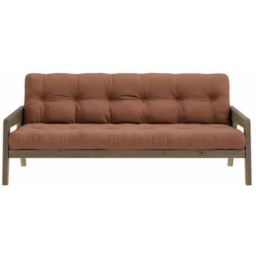 Karup Design Oranžen raztegljiv kavč 204 cm Grab - Karup Design