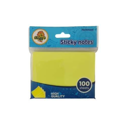  SAMOLEPLJIVI STIKER 100/1 MILLA NEON ZUTI 76*101mm Cene