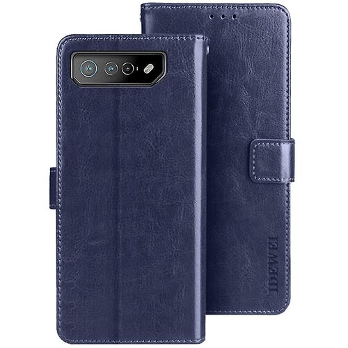 INORCO Idewei za Asus Rog Phone 7 5g ovitek za telefon s stojalom Crazy Horse Texture Pu usnje+tpu denarnica, (22034394) Slike
