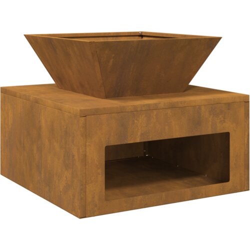 VidaXL Vatra 50 x 50 x 40 cm Corten čelik Slike