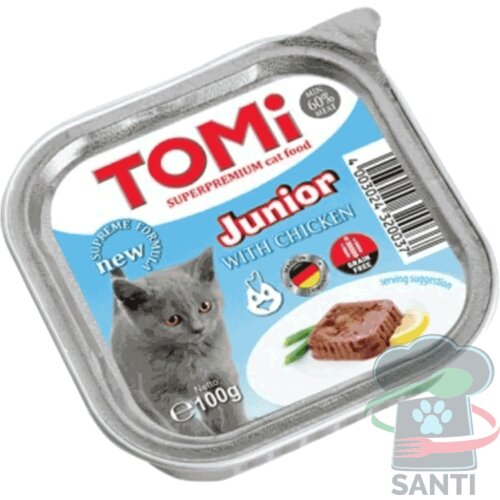 Schesir Tomi Pašteta za mačiće Junior, 100 g - 5 kom. Cene