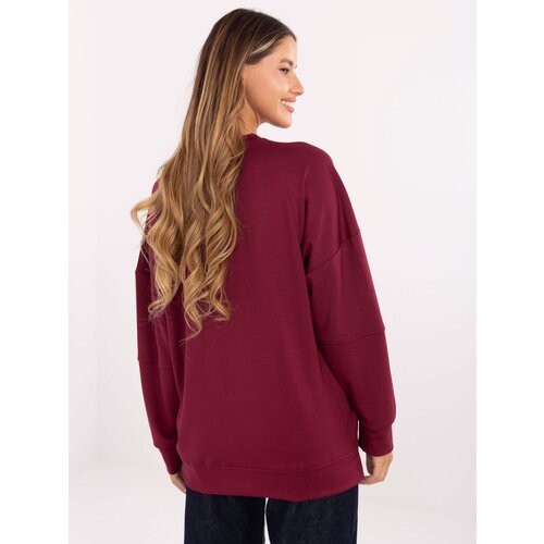 RELEVANCE Blouse-RV-BZ-A906.59-burgundy Cene