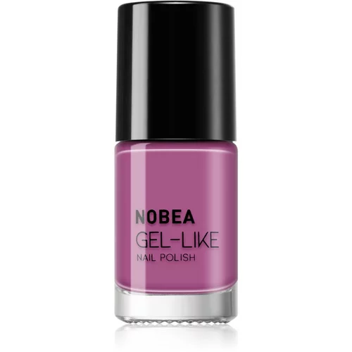 NOBEA Day-to-Day Gel-like Nail Polish lak za nohte z gel učinkom odtenek #N70 Pink orchid 6 ml