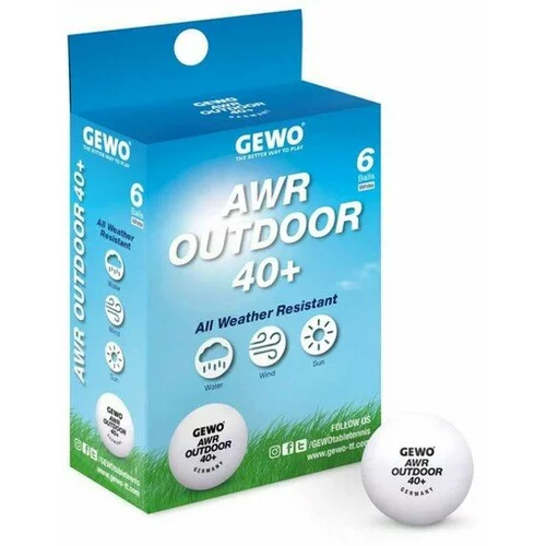 Gewo Plastične žogice AWR Outdoor 40+