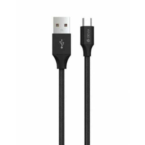 DEVIA USB Gracious Series Cable Micro 2.4A crna Slike