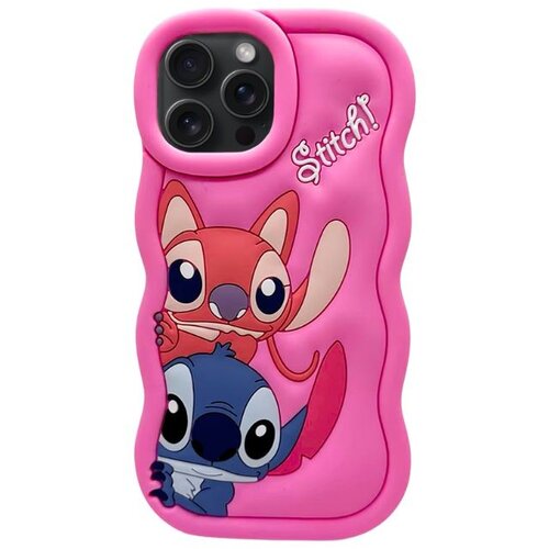  Silikonska maska Stitch Redmi Note 14 Pro Roza Slike