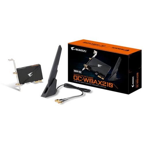 Gigabyte WIFI PCIe GCWBAX210Intel WIFI 6 AX2102.4/5/6GHz BL 5.2 Cijene
