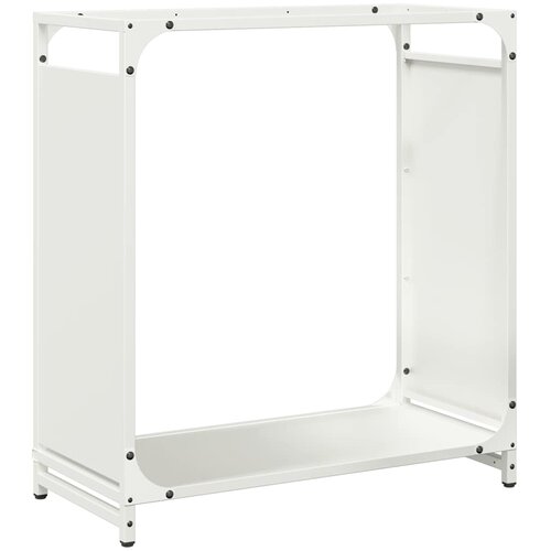  Stalak za drva bijela 60x28x65 cm hladno valjani čelik Slike