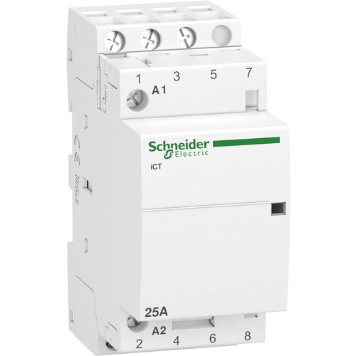 Schneider Electric kontaktor modularni SE, 3P (3NO), 25A (AC7a), kalem 220-240V AC, 2 modula Slike