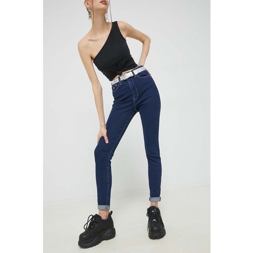 Tommy Jeans Traperice za žene, visoki struk Slike