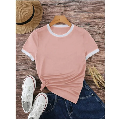 Know Unisex Pink Combed Cotton Interlock T-Shirt