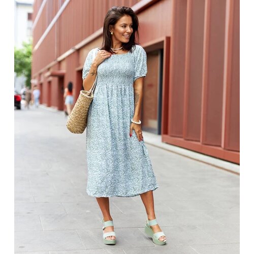 UR/CEO Green floral midi dress Samatzai Cene