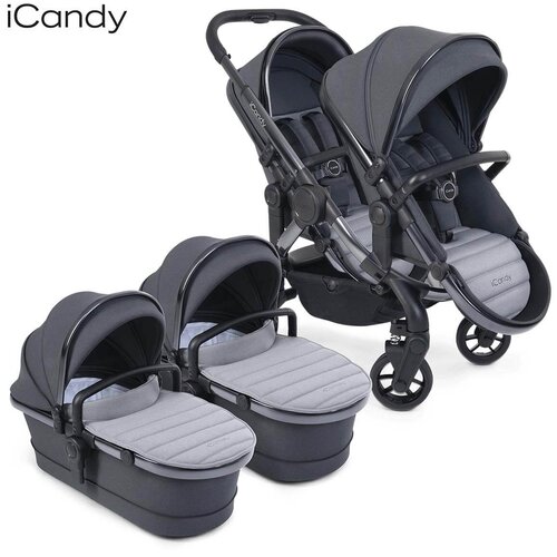 ICandy peach&amp;trade; 7 dječja kolica twin phantom truffle Slike