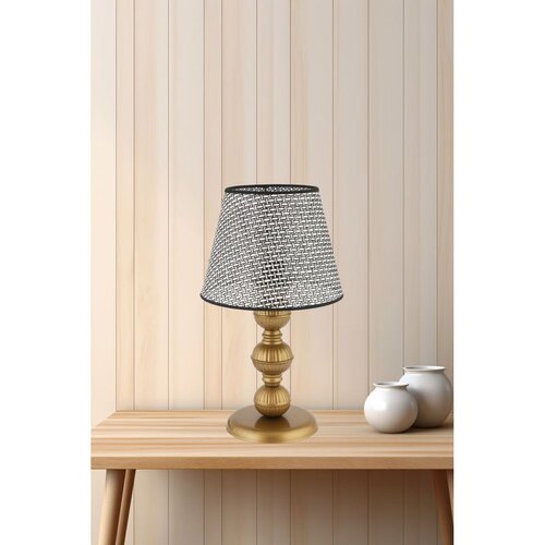Opviq 301 Hazeran - Grey, Gold Grey Gold Table Lamp Cene