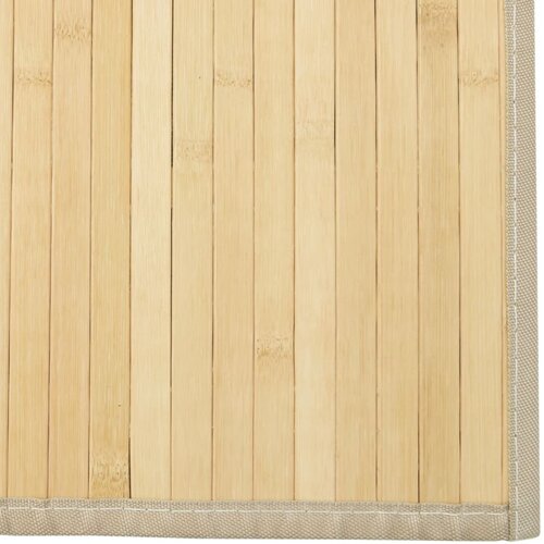  Tepih pravokutni svijetli prirodni 60 x 200 cm od bambusa Slike