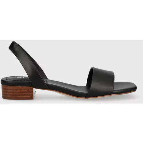 Aldo Usnjeni sandali Dorenna ženski, črna barva, 13578728.Dorenna