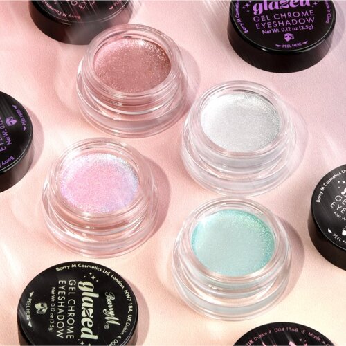 Barry M Glazed Gel Chrome Eyeshadow gel sjenila za oči nijansa So Persuasive 3.5 g Slike