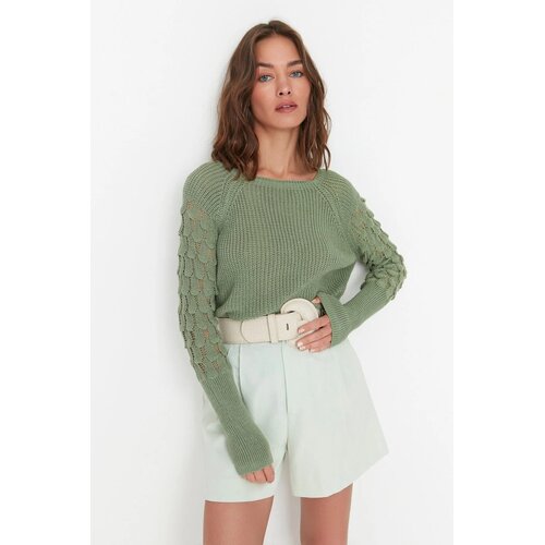 TRENDYOLMILLA Ženski duks TWOAW20KZ0130, Mint-Zelena Cene