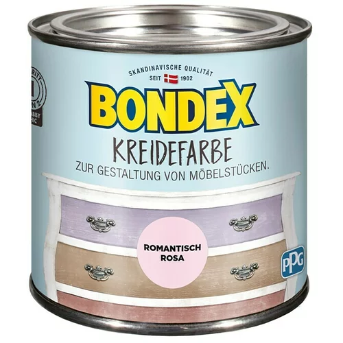 BONDEX Boja na bazi krede (Romantično ružičasta, 500 ml)