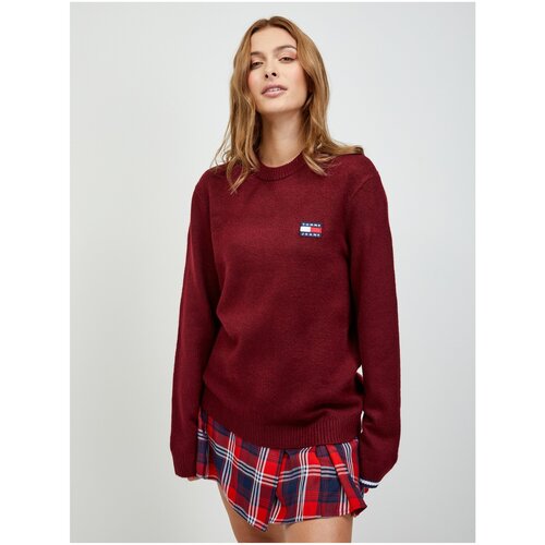 Tommy Hilfiger Red Women&amp;#039;s Sweater Tommy Jeans - Men Slike