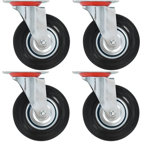 VidaXL Okretni kotačići 4 kom 125 mm Slike