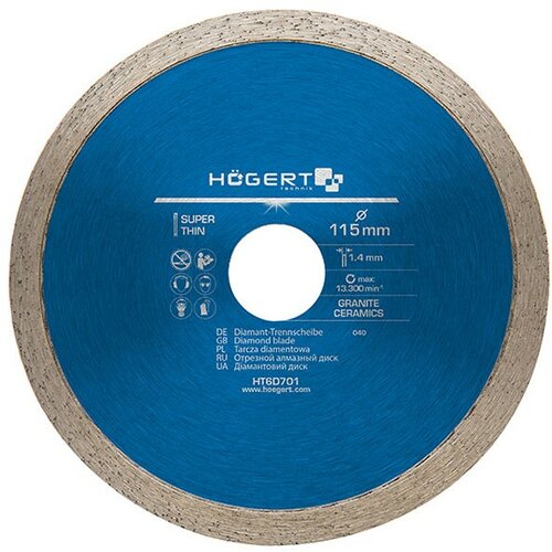 Hogert dijamantska rezna ploča 115 mm Cene