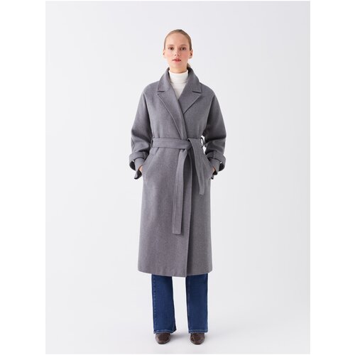 LC Waikiki Women&amp;#039;s Jacket Collar Plain Cachet Coat Slike