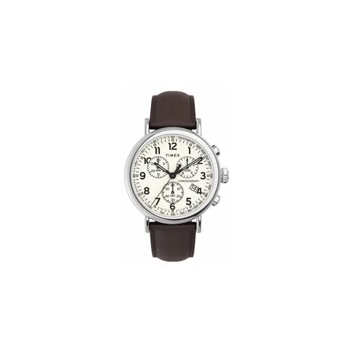 Timex Ročna ura Standard Chronograph TW2V27600 Rjava