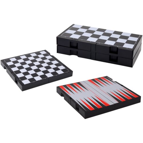  3u1 set za igru na magnetnoj ploči - &amp;scaron;ah, dame, backgammon Slike
