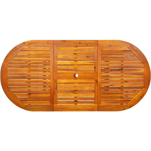 VidaXL Vrtni blagovaonski stol (120-170) x 80 x 75 cm od drva bagrema Slike