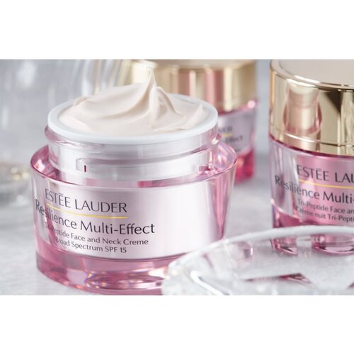 Est&amp;eacute;e Lauder resilience multi-effect tri-peptide face and neck SPF15 krema za lice i dekolte za mje&amp;scaron;ovitu kožu 50 ml za žene Slike