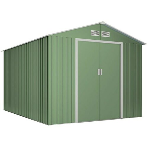Hoggar Spremište Köppen Mint (Vanjska dimenzija uklj. krovni prevjes (Š x D): 258 x 313 cm, Čelik, Baza: 8,08 m²) Cijene