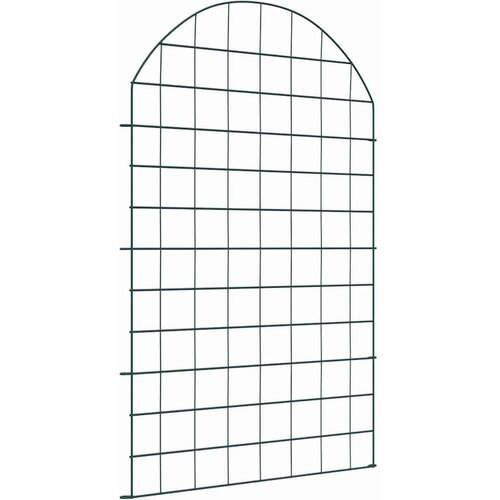 vidaXL Komplet ograje za ribnik 8 pcs Zelena 50 x 80 cm Jeklo Cene