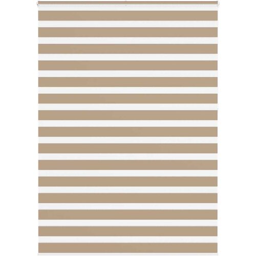 Zebra zavjesa Pje&scaron;čano smeđa 155x230 cm &Scaron;irina tkanine 150,9 cm Poliester Cene