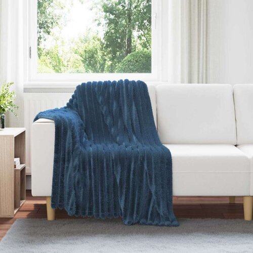  Odeja Temno modra 150 x 130 cm Flis, (5000288278) Cene