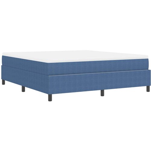  Krevet s opruga kutije Plava i bijela 180 x 200 cm Slike