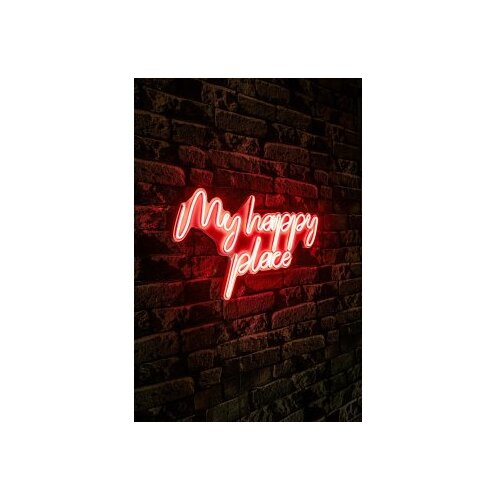 WALLXPERT dekorativna plastična led rasveta my happy place red Cene